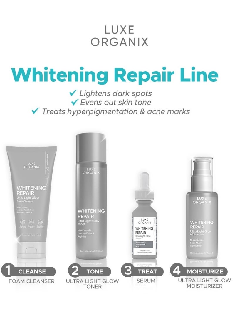 Luxe Organix Whitening Repair Cleanser / Toner / Moisturizer / Serum