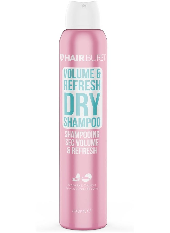 Volume & Refresh Dry Shampoo - No White Residue, Revitalising Hair With Added Texture & Root Lift, Absorbs Excess Oils, Enriched With Hydrolysing Wheat Protein & Panthenol