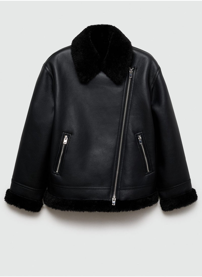 Adri Pocket Detailed Zip Through Jacket