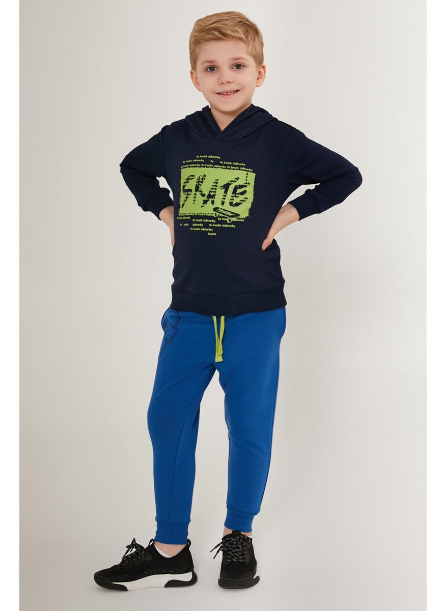 Skate Navy Blue Boy's Tracksuit Set