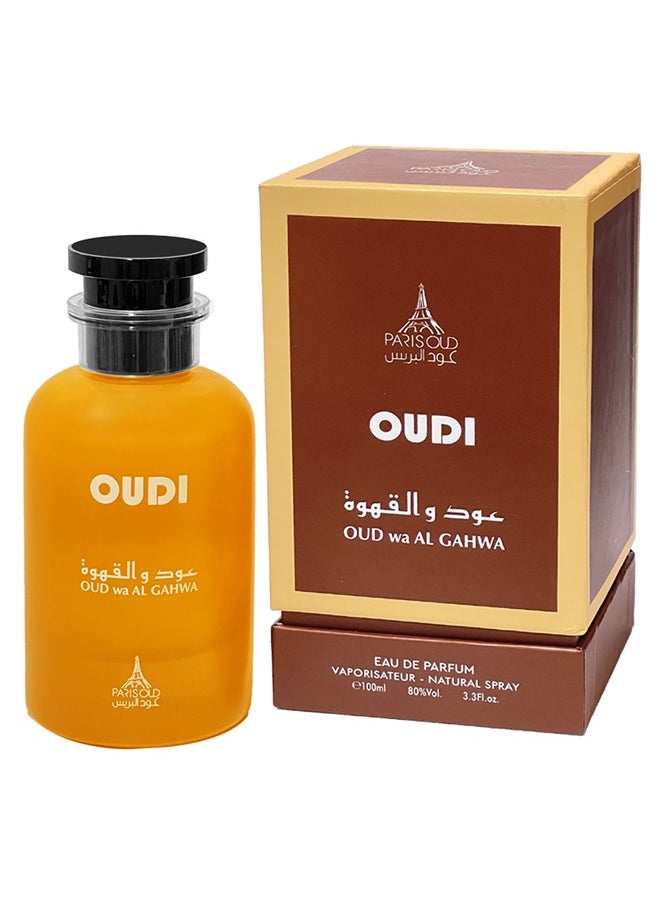 Oud wa Al Gahwa Perfumes for Men 100ml  Arabic EDP Perfume