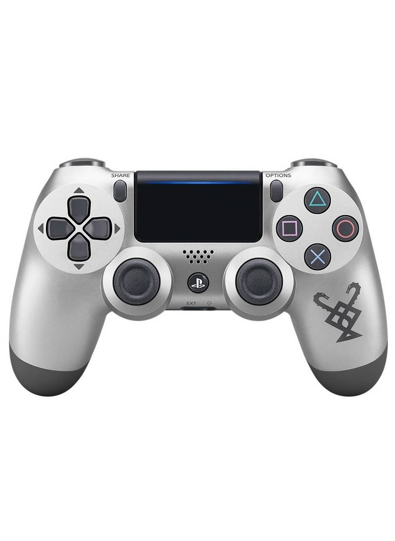 Wireless DualShock 4 Controller for PS4 - Vibration Feedback, Motion Sensors, Touchpad, Light Bar, Share Button & Speaker for Ultimate Gaming Experience (Silver)