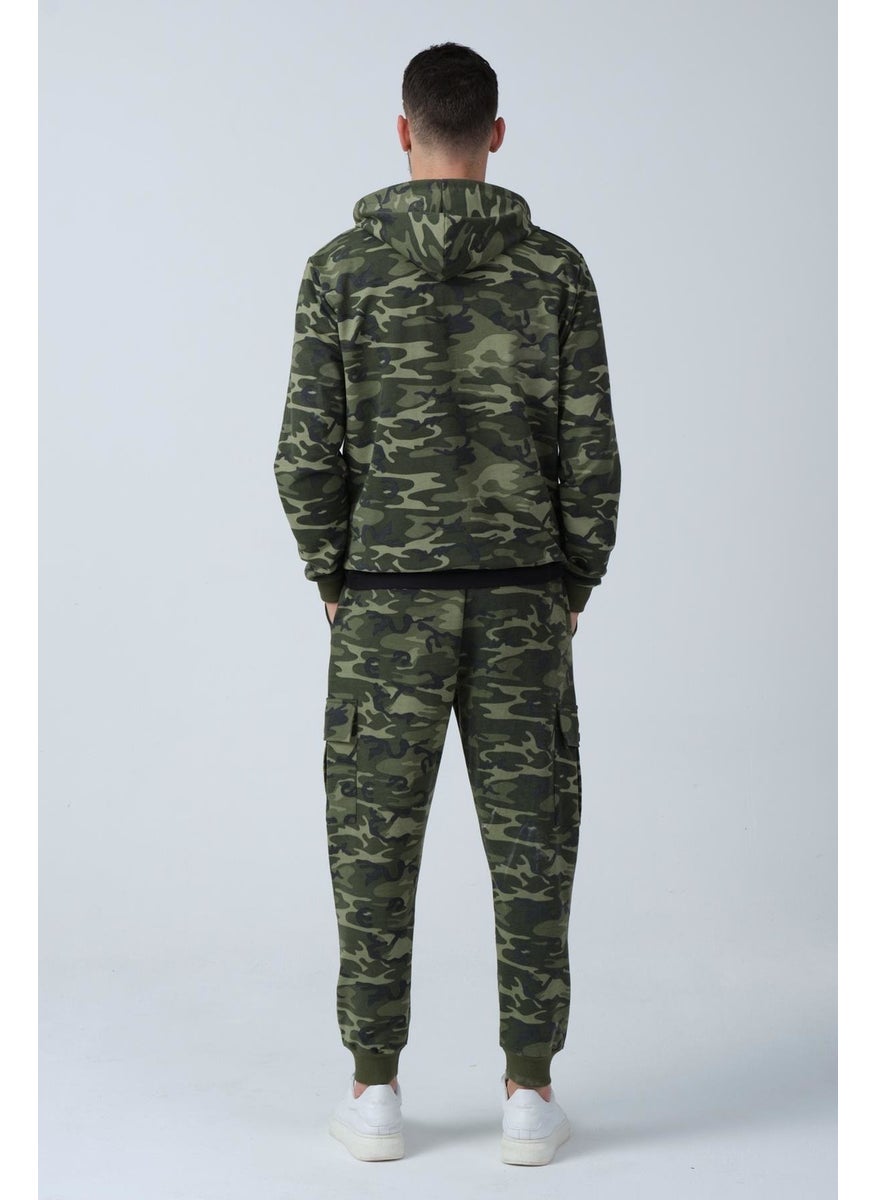 Camouflage Patterned Hoodie Sweatshirt (E21-72100)