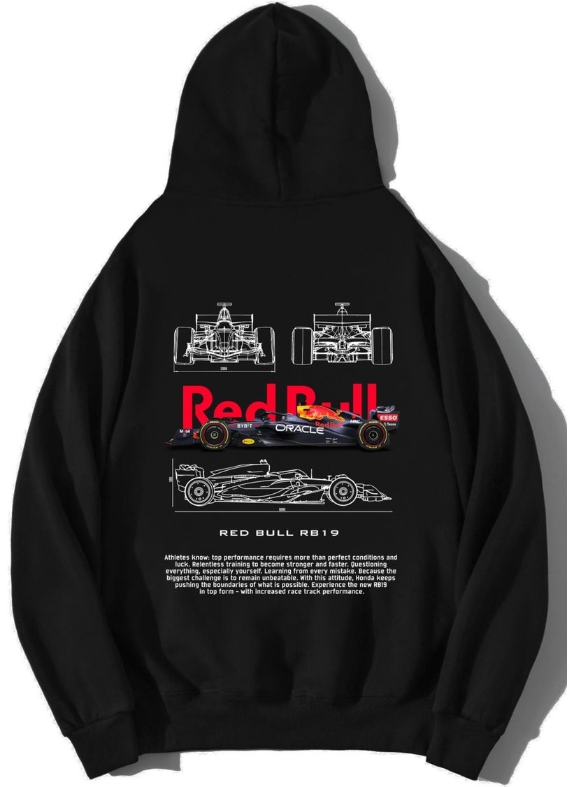 Unisex Oversize Red Bull RB19 Hoodie