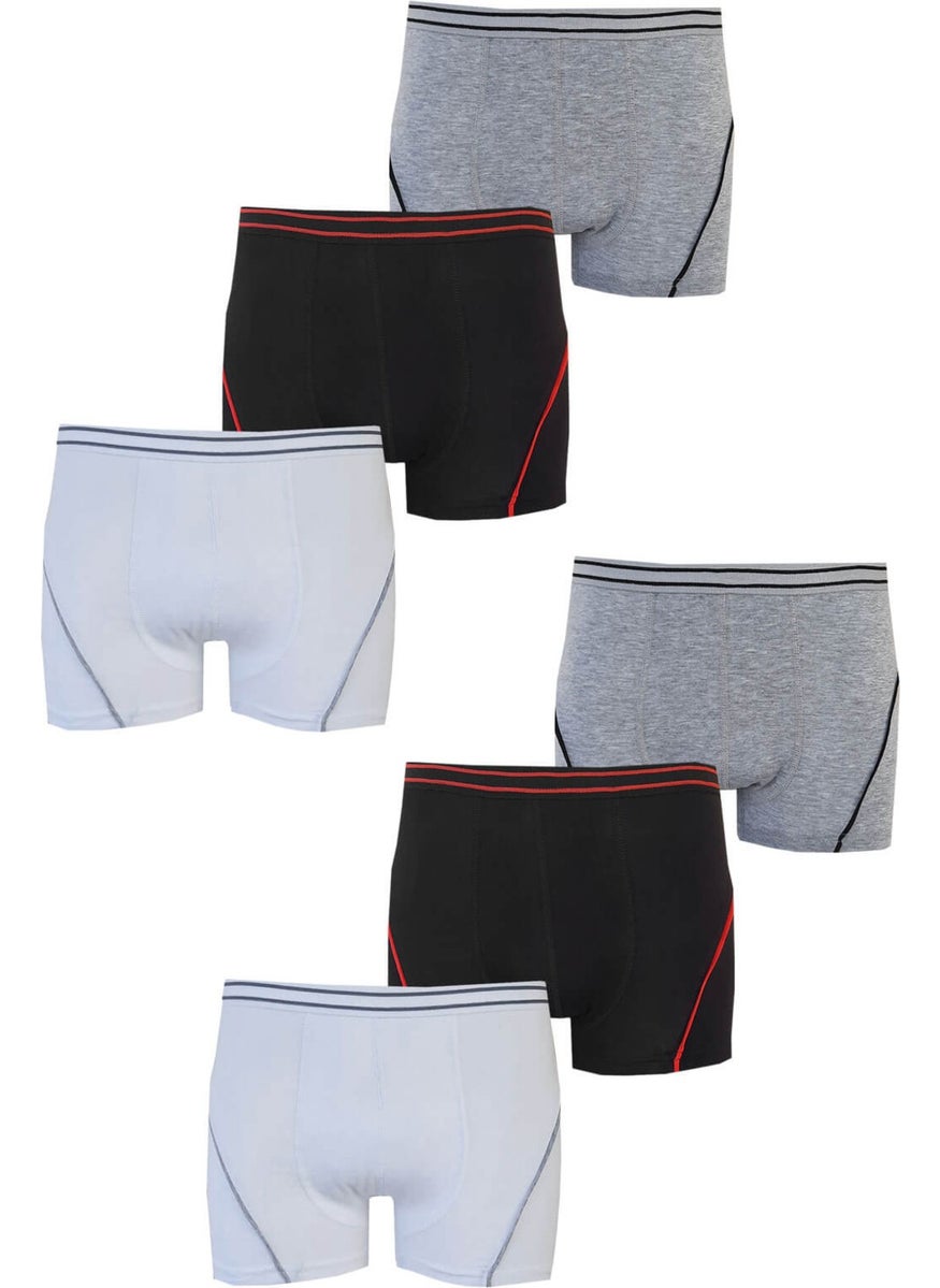 Rivaling All, 6-Piece Boy's Lycra Cotton Boxer Quality Underwear