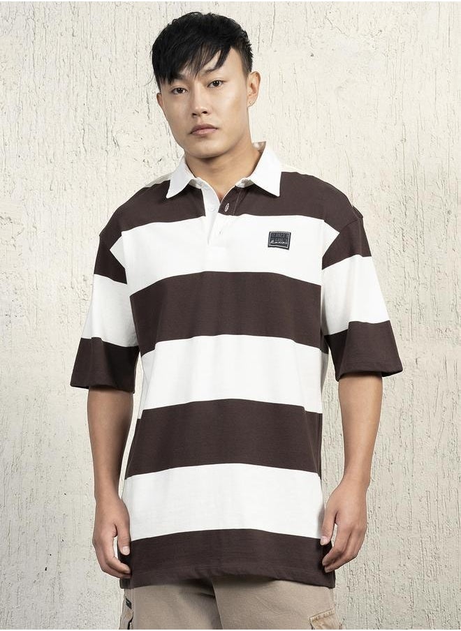 Brown T-shirt for Men, Casual Everyday Essential