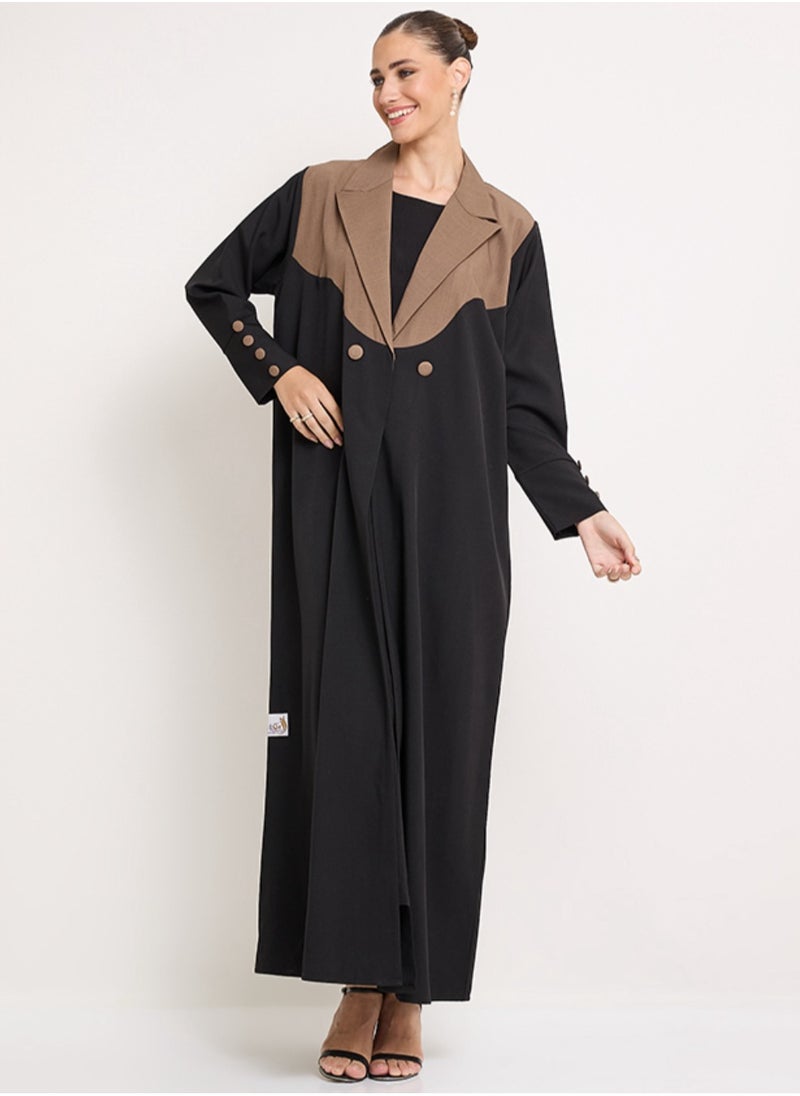 Royal Jacket Abaya with buttons style