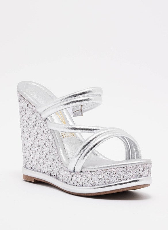 VIZZANO Wedge Sandals For Ladies