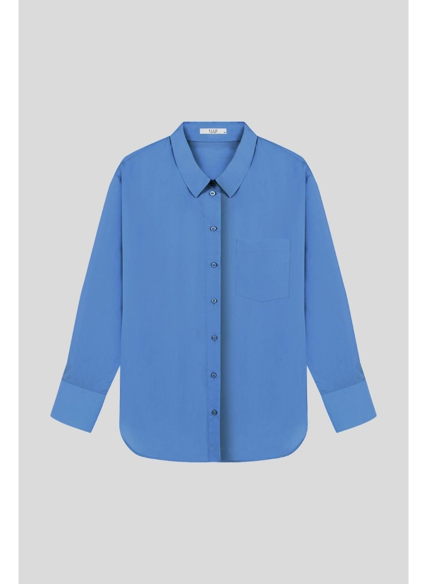 Blue Nili Poplin Shirt