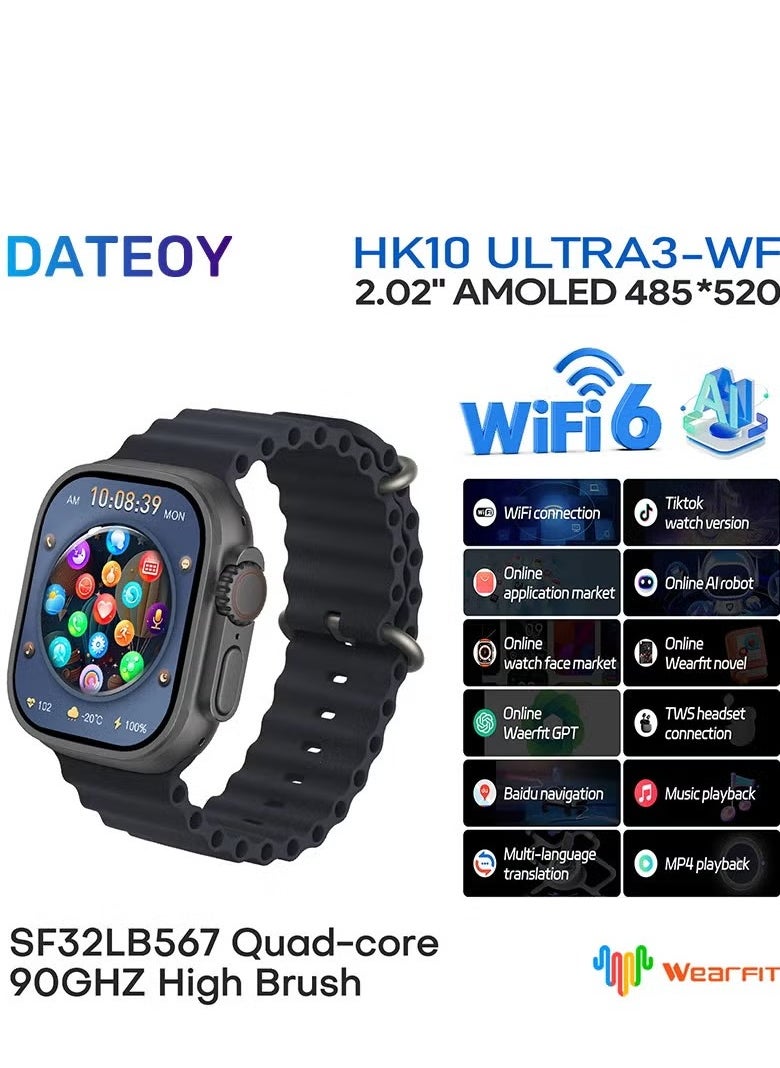 10 Ultra Smart Watch - Fitness Tracker, Health Monitor, Full Touch Display