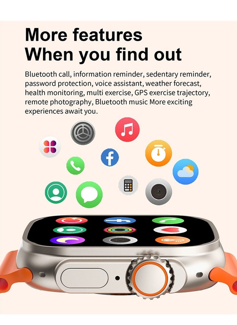 10 Ultra Smart Watch - Fitness Tracker, Health Monitor, Full Touch Display