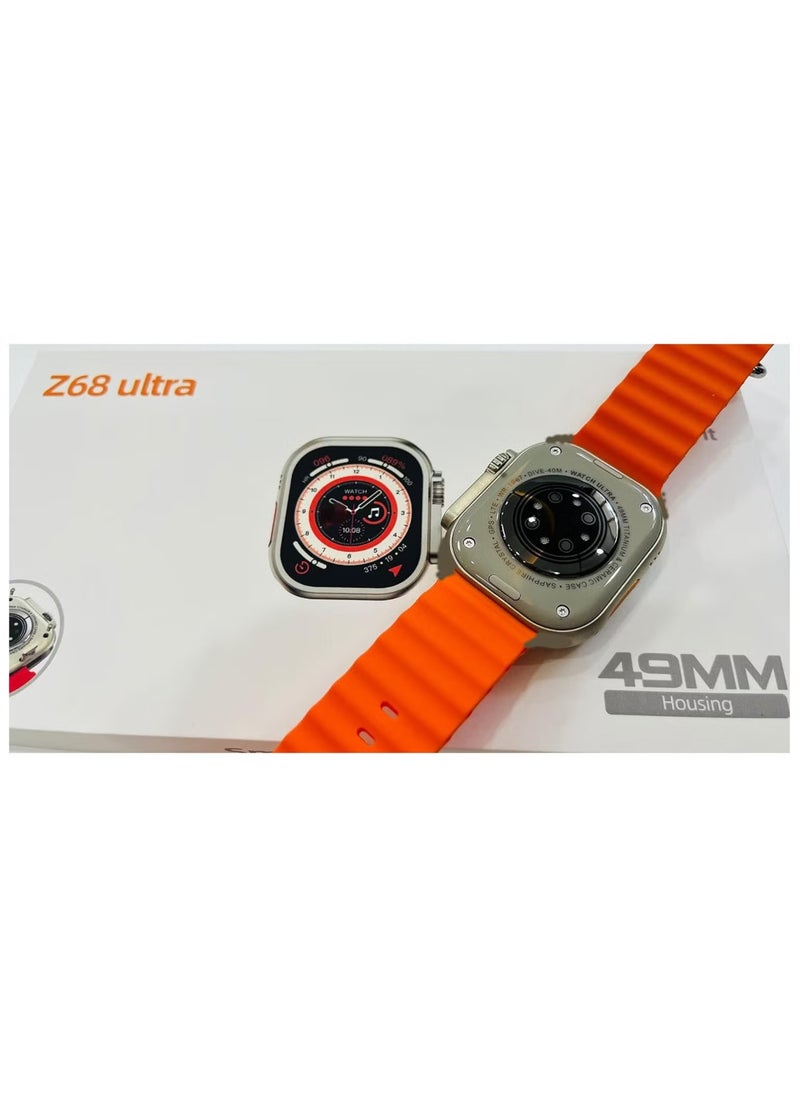 Z68 Ultra Series 8 NFC Smartwatch - Bluetooth Call, Waterproof, Wireless Charging