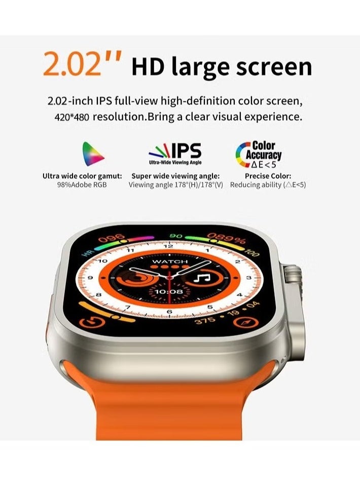 TC52 Series 8 Smartwatch - IP67 Waterproof Design for Active Lifestyles