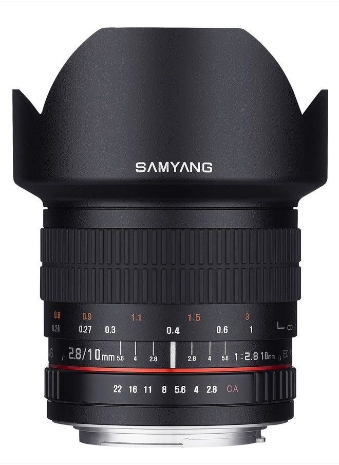 10mm F2.8 ED AS NCS CS Ultra Wide Angle Lens for Pentax K and Samsung K Mount Digital SLR Cameras (SY10M-P)