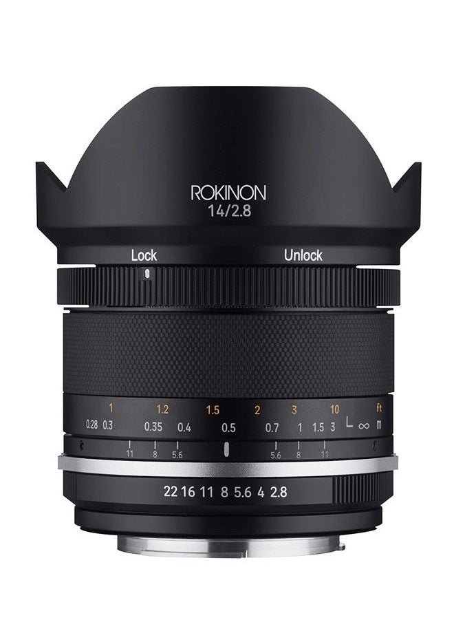 Series II 14mm F2.8 Weather Sealed Ultra Wide Angle Lens for Nikon with Built-in AE Chip (SE14AE-N)