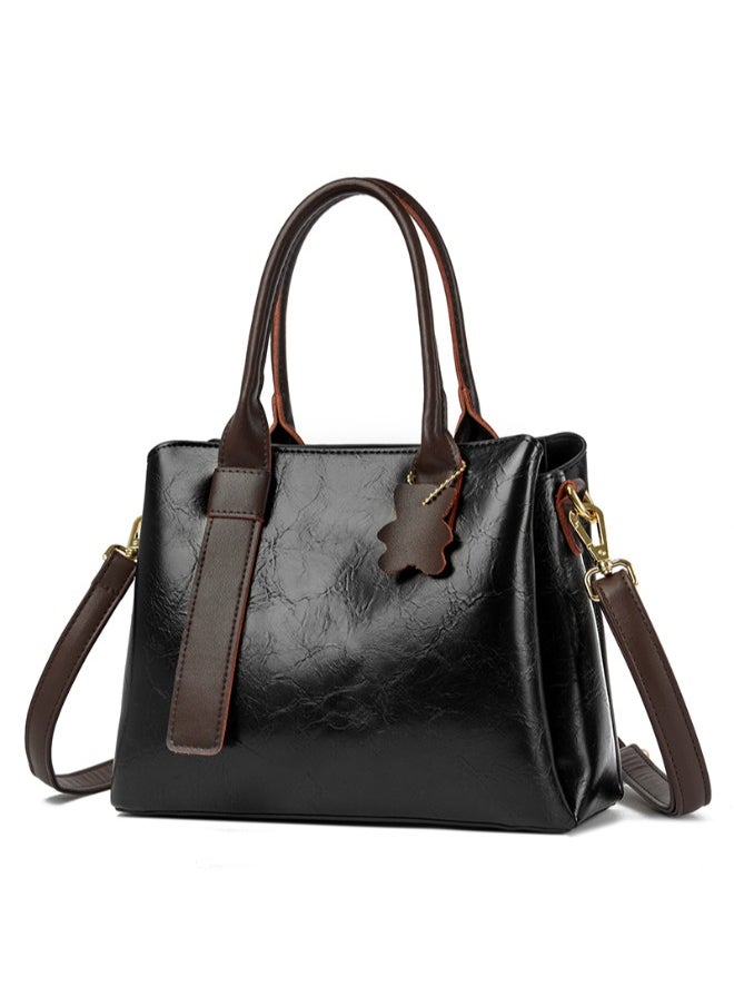 Vintage Large Capacity Fashion Handbag - Timeless & Versatile Shoulder Bag for Women’s Style