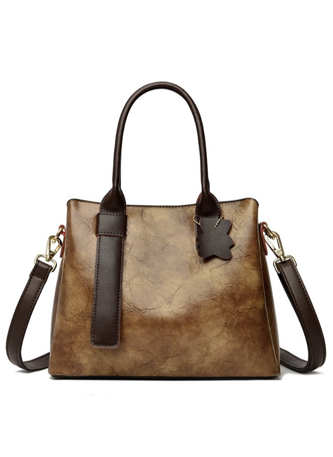 Vintage Large Capacity Fashion Handbag - Timeless & Versatile Shoulder Bag for Women’s Style