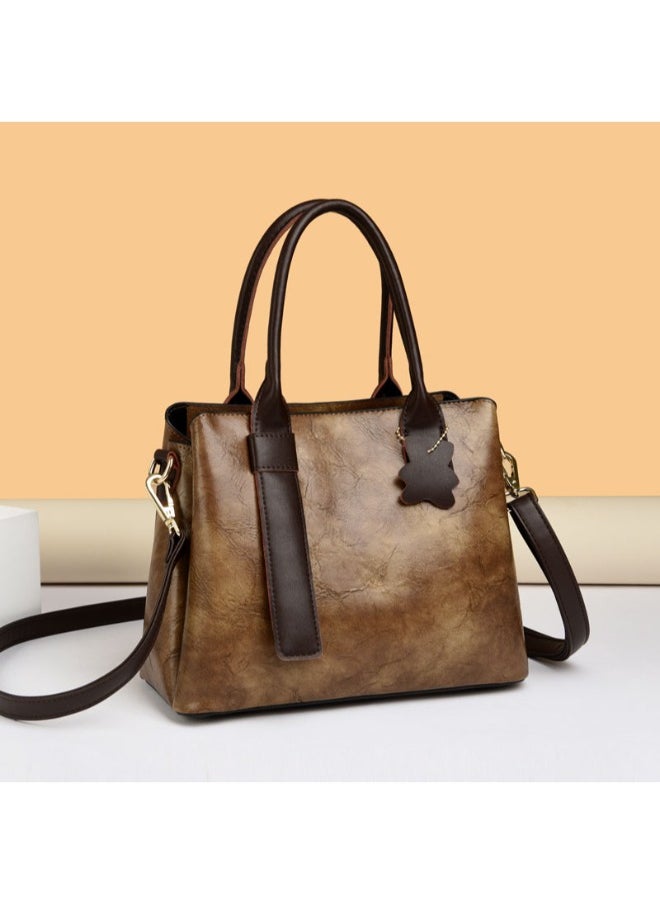 Vintage Large Capacity Fashion Handbag - Timeless & Versatile Shoulder Bag for Women’s Style