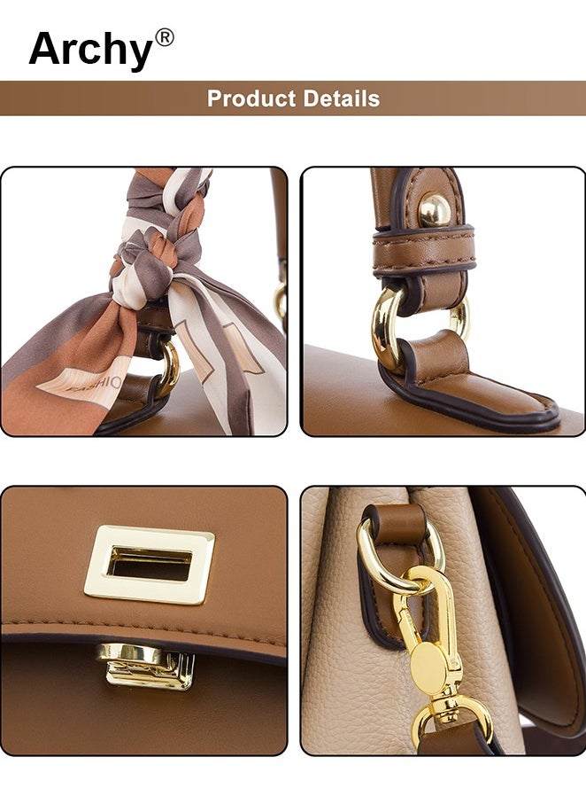 Premium Textured Satchel Handbag for Women Exquisite Elegant Ladies Shoulder Crossbody Bags