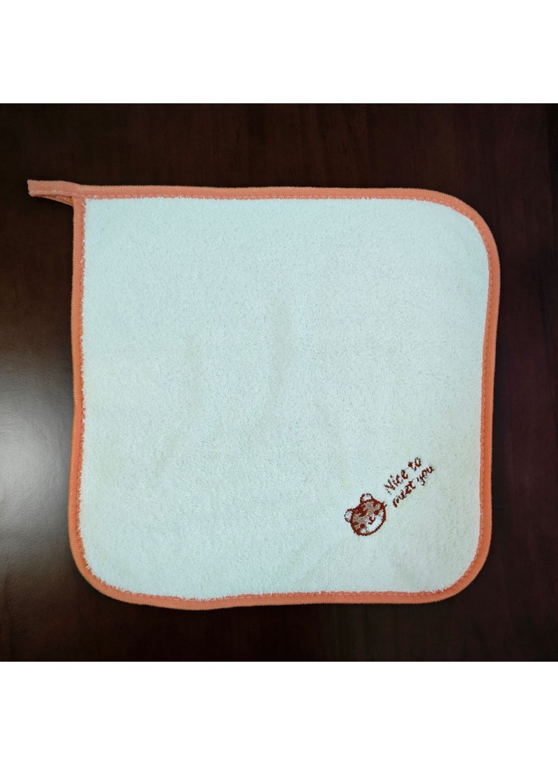 Soft Coral Fleece Baby Towel Set tiger pattern