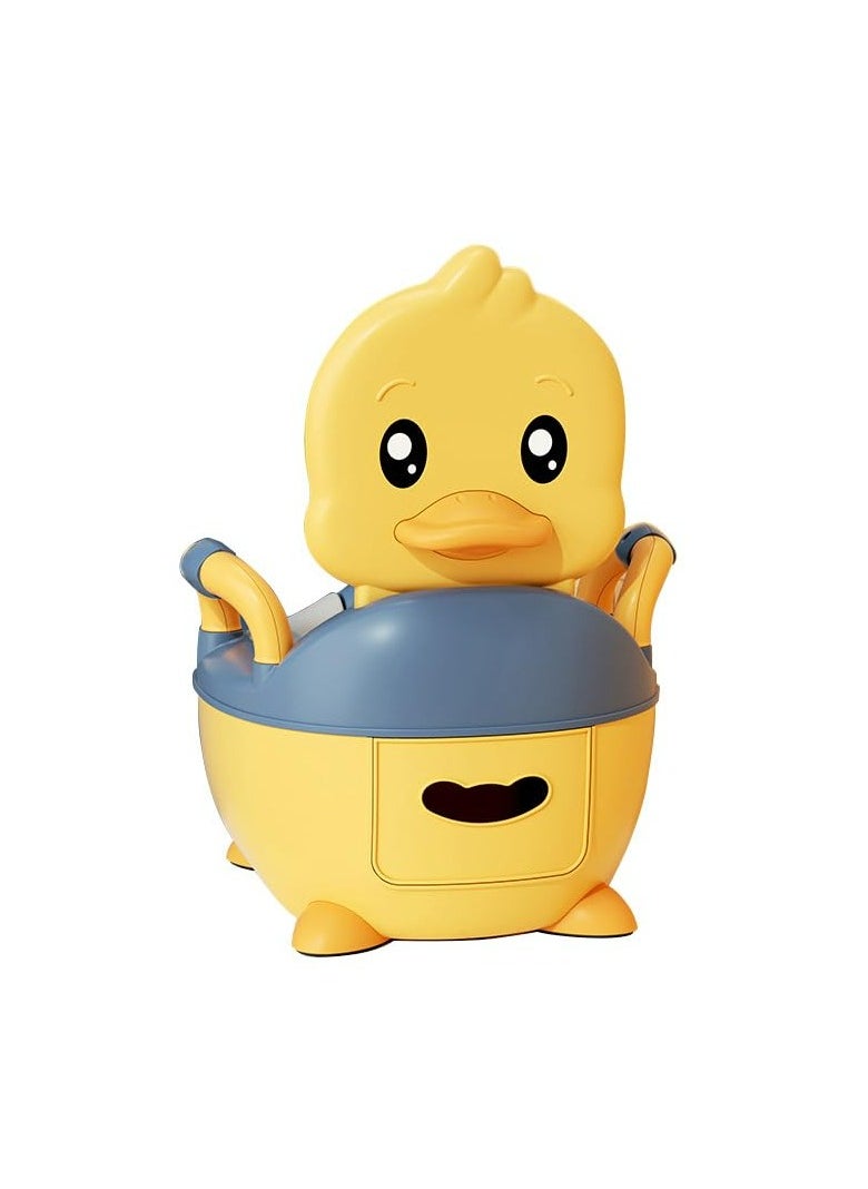 Yellow Duck Cartoon Kid Size Potty