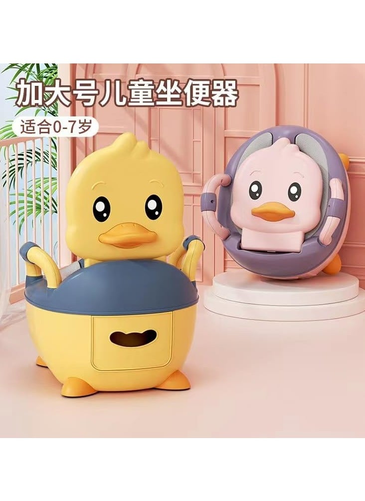 Yellow Duck Cartoon Kid Size Potty