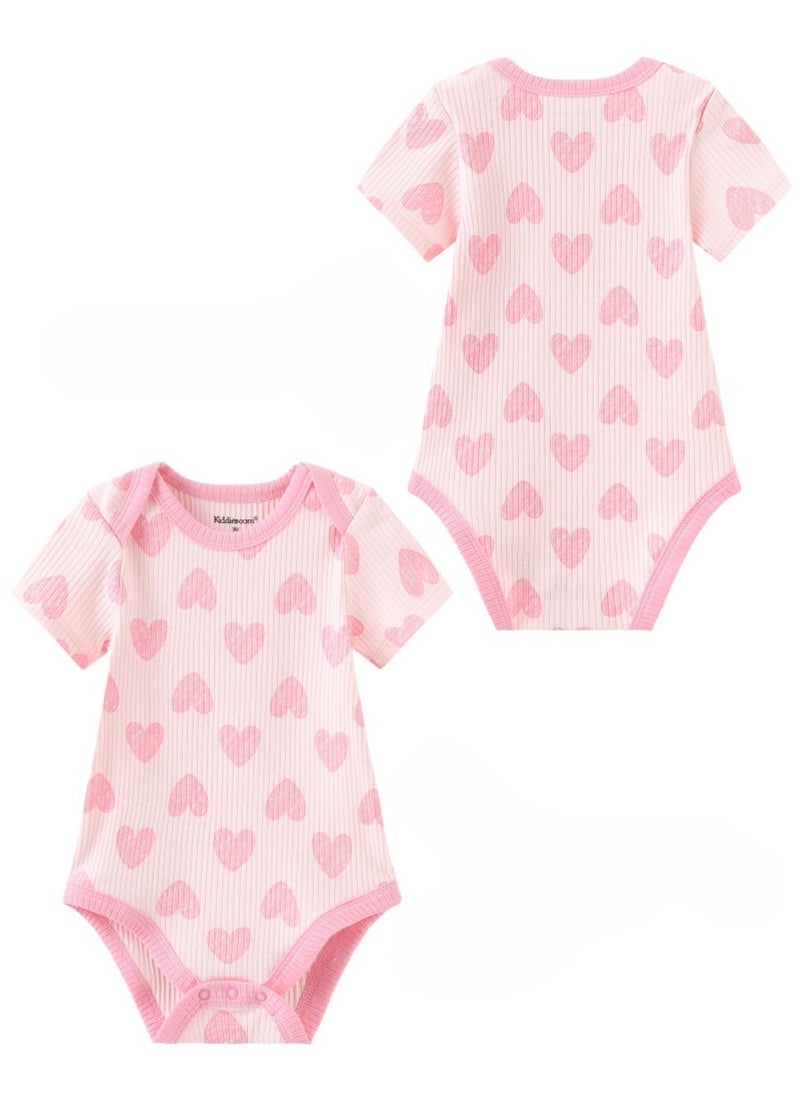 Baby Jumpsuit Summer Short-Sleeved Three-Piece Set