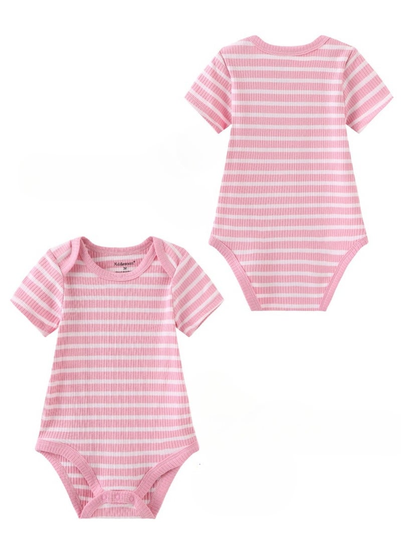 Baby Jumpsuit Summer Short-Sleeved Three-Piece Set