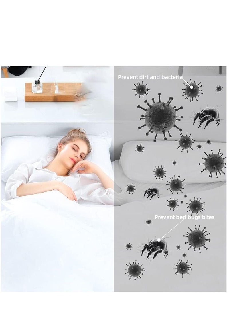 Disposable Bed Sheets for Travel, Quilt Cover and Pillow Case Set, Portable Disposable Bedding Set for Hotel and Travel (Travel 3-Piece Double)