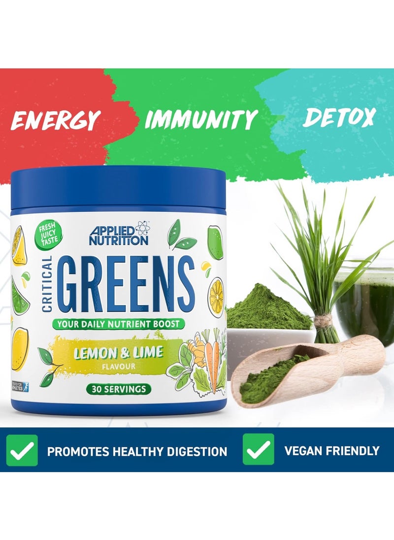 Critical Greens Vegan 150g Lemon Lime, 30 servings