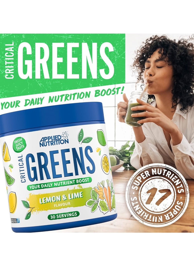 Critical Greens Vegan 150g Lemon Lime, 30 servings