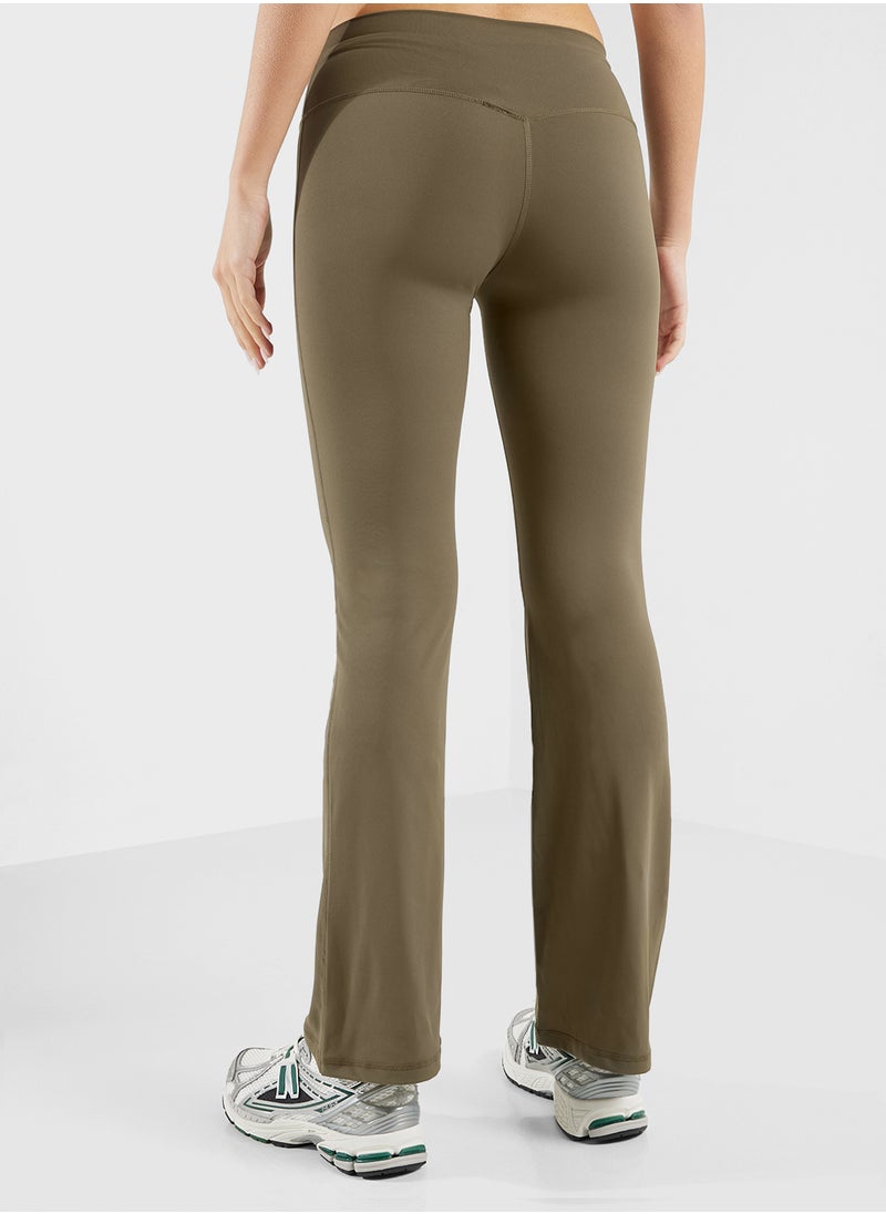 Soft High Rise Flared Leggings