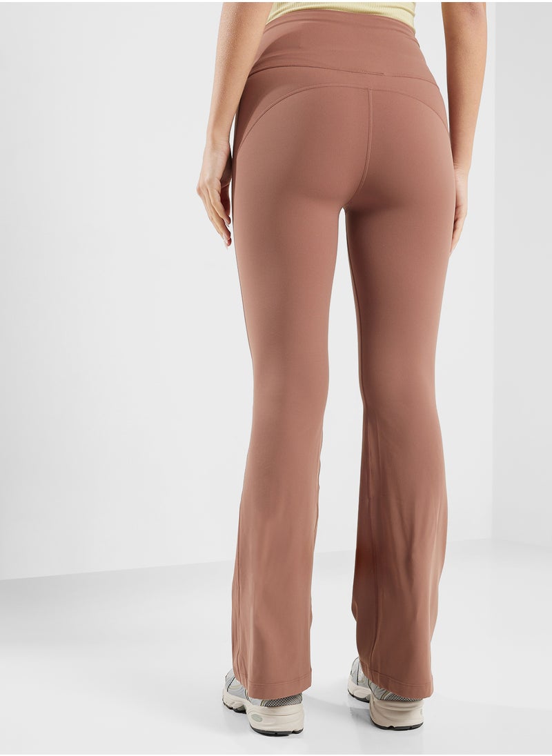 Soft High Rise Flared Leggings