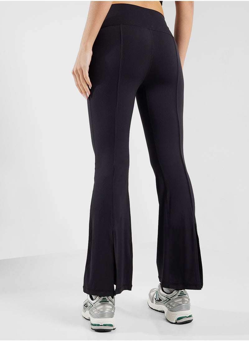 Soft High Rise Flared Leggings