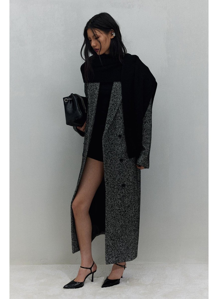 Black Adel Maxi Coat