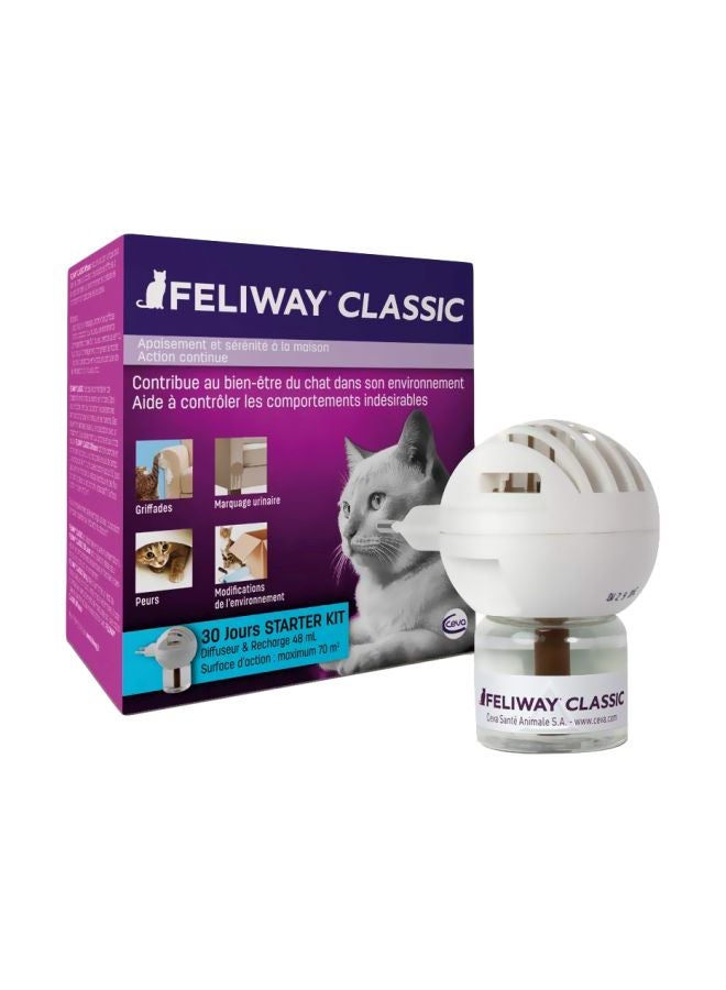 Feliway Classic Diffuser White/Clear 48ml