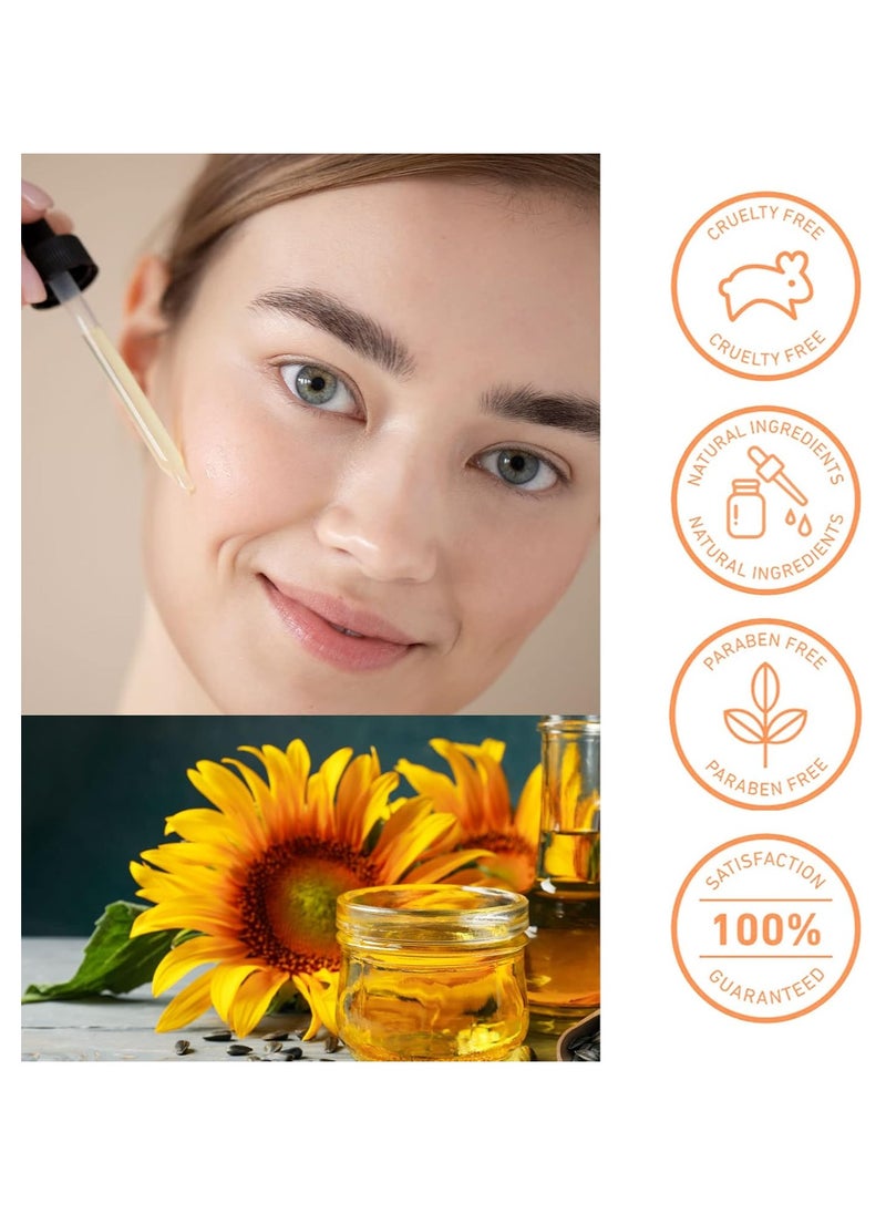 Aliver Organic Sunflower Seed Oil For Skin, Face and Hair