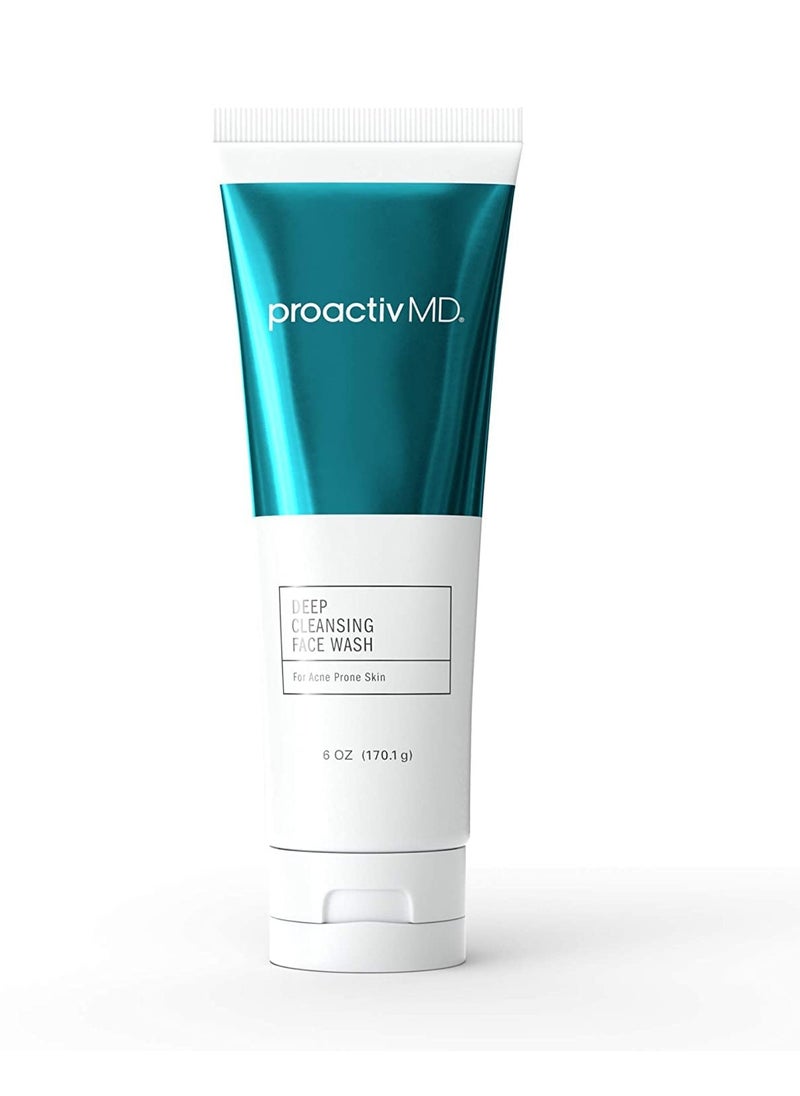 Exfoliating Face Wash Gentle and Hydrating Facial Cleanser and Acne Treatment for Sensitive Skin 6 Oz