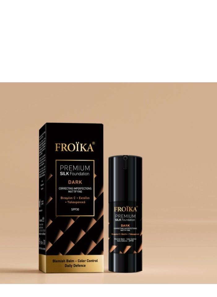 Premium Silk Foundation Dark SPF 30