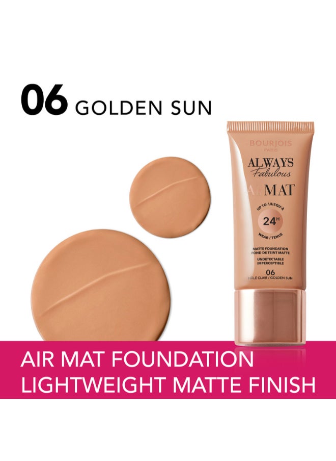 Always Fabulous Air Mat Foundation - 006 - Golden Sun, 30ml