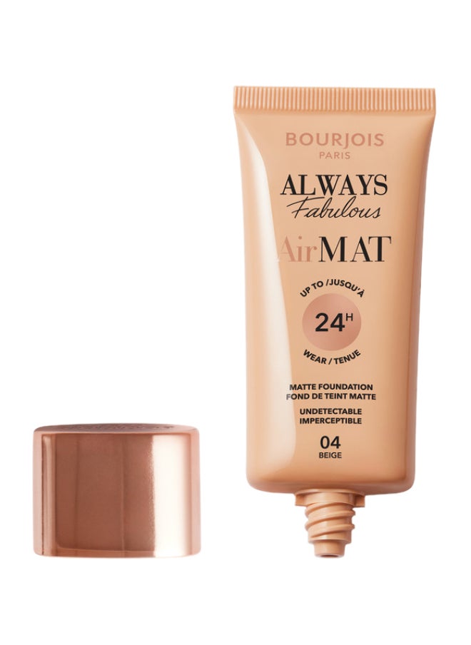 Always Fabulous Air Mat Foundation - 004 - Beige, 30ml