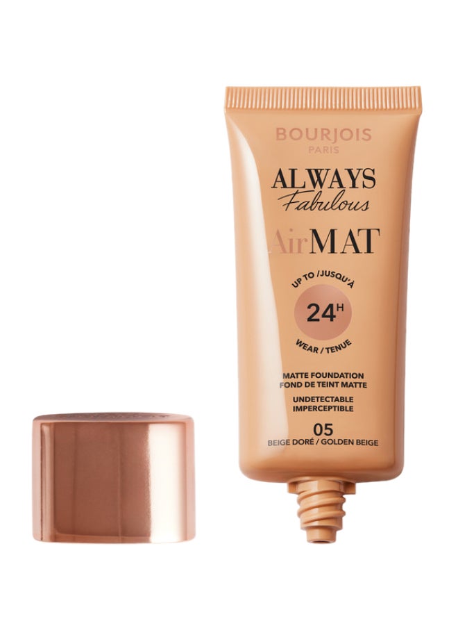 Always Fabulous Air Mat Foundation - 005 - Golden Beige, 30ml