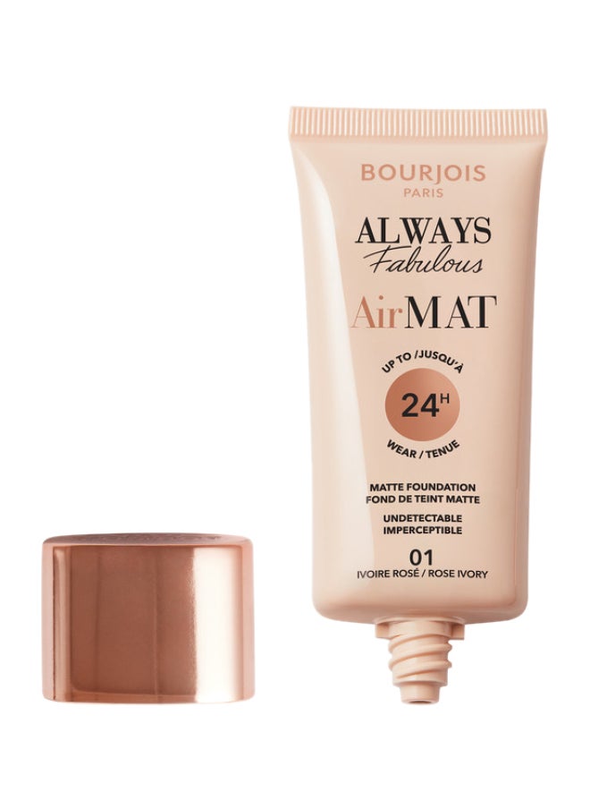 Always Fabulous Air Mat Foundation - 001 - Rose Ivory, 30ml