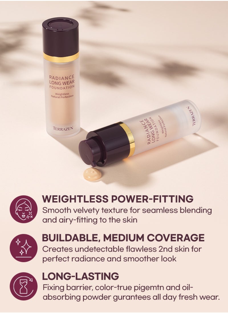 Korean Makeup Bundle - Hydrating Face Green Primer SPF40 & Natural Beige Liquid Foundation CC Cream - Color Correcting, Long-Lasting Coverage for Sensitive Skin