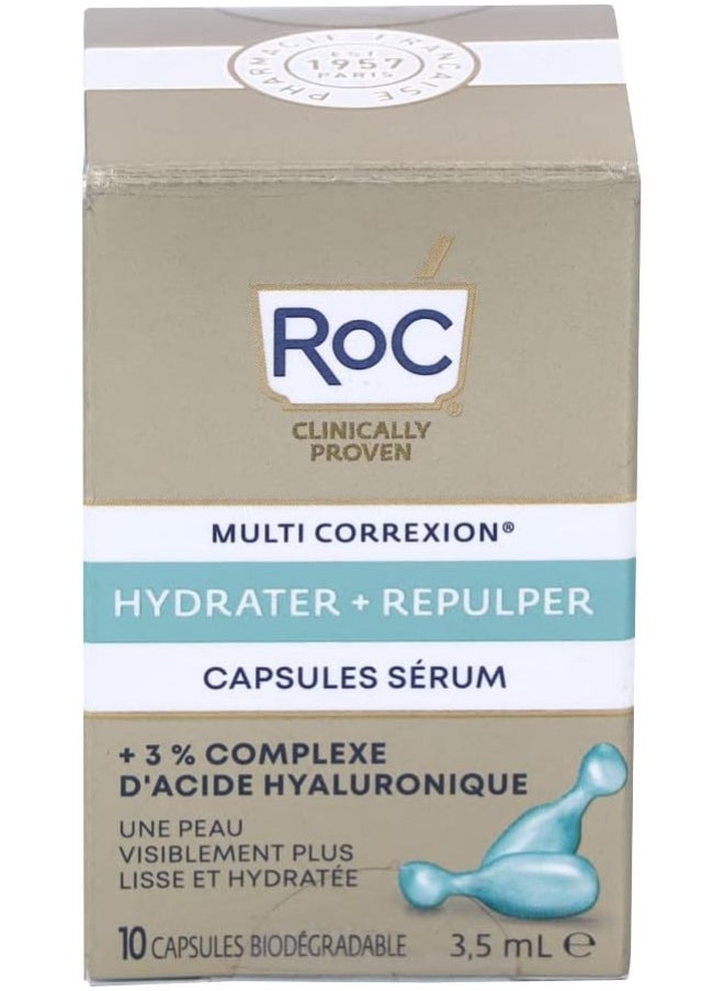 - Multi Correxion Hydrate + Plump Serum Capsules - Maximum Plumping Power - Boost Skin’S Hydration Level - With Hyaluronic Acid - 10 Ct