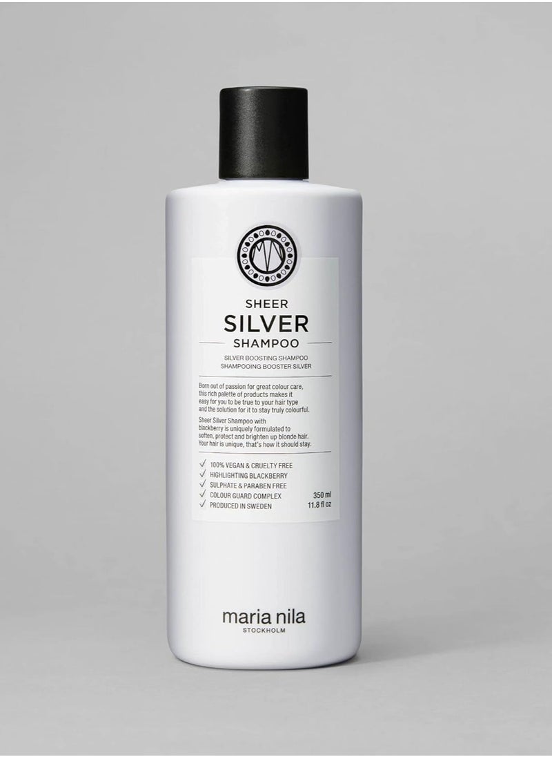 Sheer Silver Neutralizes Golden Shades Violet Pigments Gives Cool Tone 100 Vegan and Sulfate Paraben free