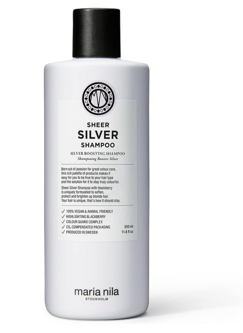 Sheer Silver Neutralizes Golden Shades Violet Pigments Gives Cool Tone 100 Vegan and Sulfate Paraben free