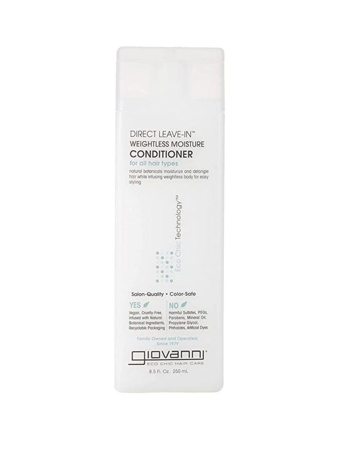 Direct Leave In Weightless Moisture Conditioner For All Hair Type 250ml