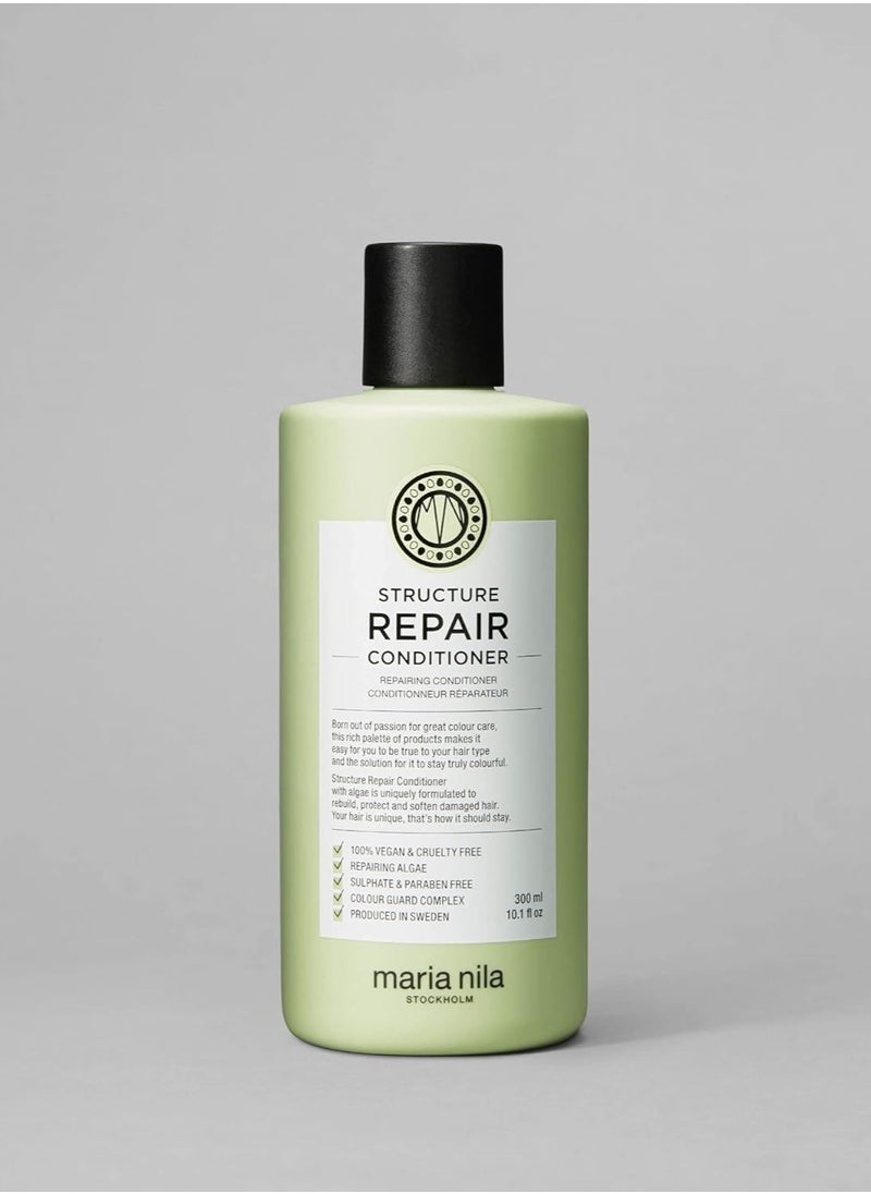 Structure Repair For Damaged and Chemically Treated Hair Algae Extract Rebuilds and Moisturizes 100 Vegan and Sulfate Paraben free