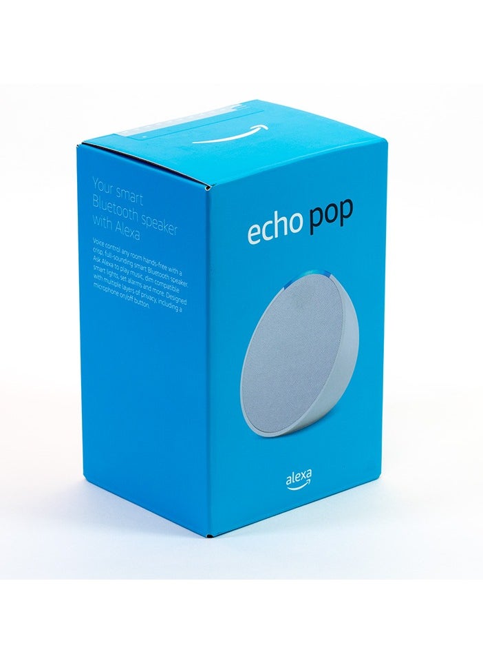 Echo Pop Full Sound Compact Wi-Fi and Bluetooth Smart Speaker with Alexa White